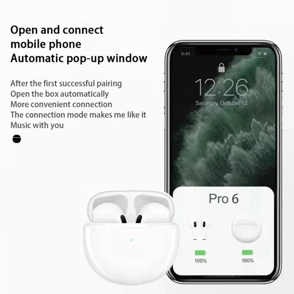Pro 6 Headphones Earbuds (Activewear)